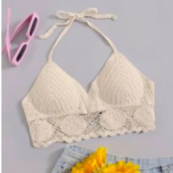 Tie Back Solid Halter Top